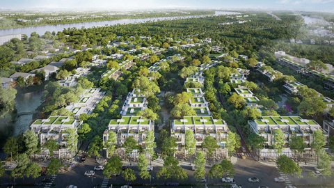 Khám phá biệt thự Forest Villas tại vùng đất có mảng xanh gấp 3 tiêu chuẩn Liên Hợp Quốc- Ảnh 1. Blue Forest có diện tích cây xanh lên đến 32m2/người gấp 3 lần tiêu chuẩn của Liên Hợp Quốc