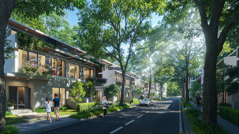 Khám phá biệt thự Forest Villas tại vùng đất có mảng xanh gấp 3 tiêu chuẩn Liên Hợp Quốc- Ảnh 6. Mặt trước biệt thự Forest Villas