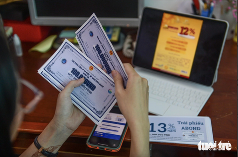 Trái phiếu bền vững ở Việt Nam đạt quy mô 800 triệu USD- Ảnh 1. Thị trường trái phiếu doanh nghiệp Việt Nam giảm 0,9% trong những tháng đầu năm 2024 - Ảnh: QUANG ĐỊNH