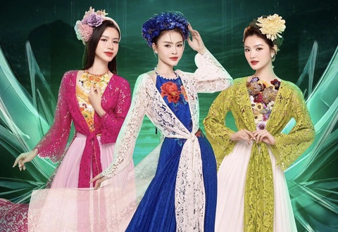 Top 3 Hoa hậu du lịch Việt Nam toàn cầu 2021 - Ảnh: BTC Top 3 Hoa hậu du lịch Việt Nam toàn cầu năm 2021 - Ảnh: BTC