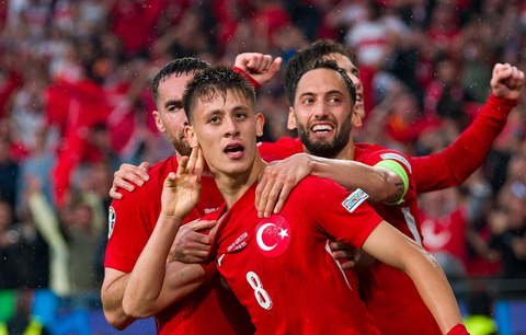 Dự đoán tỉ số Euro 2024: CH Czech hòa Thổ Nhĩ Kỳ, trận đấu không quá 2 bàn thắng- Ảnh 1. Thổ Nhĩ Kỳ được đánh giá cao hơn CH Czech - Ảnh: GETTY