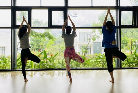 Tập thể dục cũng là cách để giữ dáng thon gọn hơn - Ảnh: DUYÊN PHAN Tập thể dục cũng là cách để giữ dáng thon gọn hơn - Ảnh: DUYÊN PHAN