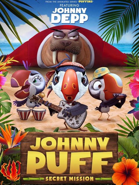 Johnny Depp lồng tiếng phim hoạt hình về những chú chim đặc vụ- Ảnh 1. Gã voi biển rất thích trời lạnh, nên muốn đóng băng mọi thứ trong Johnny Puff Secret Mission
