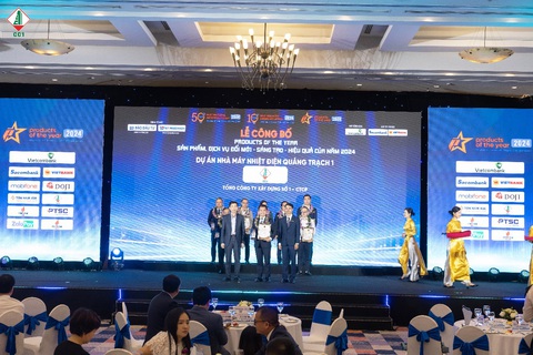 CC1 vào top 10 doanh nghiệp sáng tạo và kinh doanh hiệu quả ngành bất động sản - xây dựng- Ảnh 3. Dự án Nhà máy Nhiệt điện Quảng Trạch 1 đạt danh hiệu
