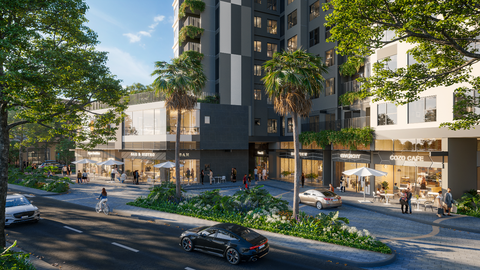 Trải nghiệm sống trong 'biệt thự trên cao' tại Seaview Residences- Ảnh 3. Trung tâm thương mại Seaview Residences với nhiều thương hiệu trong nước và quốc tế