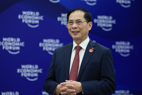 Bộ trưởng Bùi Thanh Sơn: Câu chuyện truyền cảm hứng của Việt Nam ở WEF- Ảnh 1. Bộ trưởng Bộ Ngoại giao Bùi Thanh Sơn - Ảnh: BNG