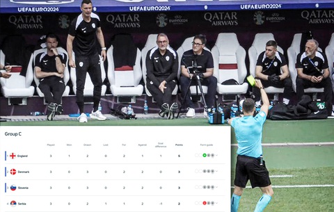 Trợ lý HLV ‘báo hại’ tuyển Slovenia mất suất đi thẳng ở Euro 2024- Ảnh 1. Thẻ vàng của trợ lý HLV khiến tuyển Slovenia mất suất đi thẳng tại Euro 2024