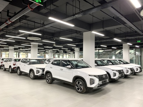 Lấy xe sớm chờ giảm phí trước bạ, khách Việt 'ngã ngửa' vì không như kỳ vọng- Ảnh 1. Xe lắp ráp trong nước trước cơ hội được Chính phủ hỗ trợ giảm 50% lệ phí trước bạ - Ảnh: Đại lý Hyundai