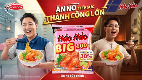 Giải nhất 1 tỉ đồng từ Hảo Hảo gọi tên 2 khách hàng tại TP.HCM và Đà Nẵng- Ảnh 5. Khối lượng tịnh tăng hơn 30% cùng hương vị tôm chua cay nguyên bản đặc trưng