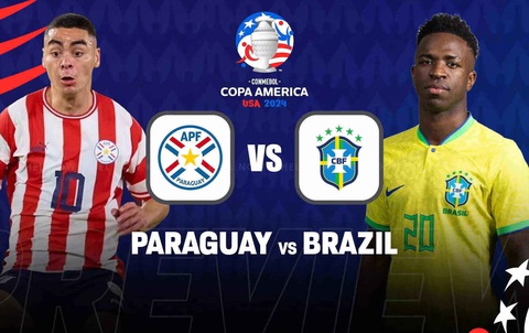 Máy tính soi tỉ số Copa America 2024: Brazil thắng đậm Paraguay- Ảnh 1. Máy tính dự đoán đội tuyển Brazil sẽ thắng đậm Paraquay trong cuộc đối đầu ở lượt trận thứ 2 bảng D Copa America 2024 - Ảnh: KHELNOW