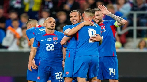 Thủ môn Patrik Lê Giang: Euro không còn đội bóng yếu- Ảnh 3. Slovakia đang thi đấu thành công tại Euro 2024 - Ảnh: GETTY IMAGES