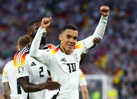 Đua vô địch Euro 2024: Cuộc đua của các đại gia- Ảnh 1. Chủ nhà Đức đang là đội chơi tấn công ấn tượng nhất - Ảnh: Reuters