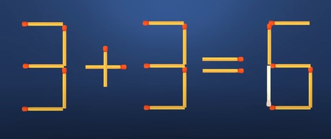 Thử tài IQ: Di chuyển một que diêm để 8+3=3 thành phép tính đúng- Ảnh 4.