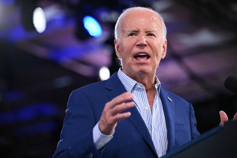 Tổng thống Mỹ Joe Biden phát biểu tại sự kiện vận động tranh cử ở thành phố Raleigh, bang North Carolina ngày 28-6 - Ảnh: AFP Tổng thống Mỹ Joe Biden phát biểu tại sự kiện vận động tranh cử ở thành phố Raleigh, bang North Carolina ngày 28-6 - Ảnh: AFP