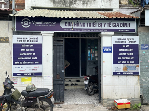 Phát hiện một cơ sở ở TP.HCM truyền nước biển tại nhà trái phép- Ảnh 1. Công ty TNHH dịch vụ chăm sóc y tế VMEDI quảng cáo cung ứng dịch vụ “truyền nước biển tại nhà - dịch vụ khám chữa bệnh tại nhà TP.HCM” trái phép - Ảnh: Sở Y tế TP.HCM cung cấp
