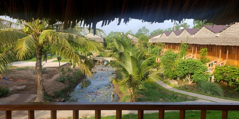 Tết Đoan ngọ, vòng quanh miền Tây thưởng thức mùa trái cây chín mọng- Ảnh 9. Một homestay ở cù lao An Bình, Vĩnh Long - Ảnh: QUÂN NAM
