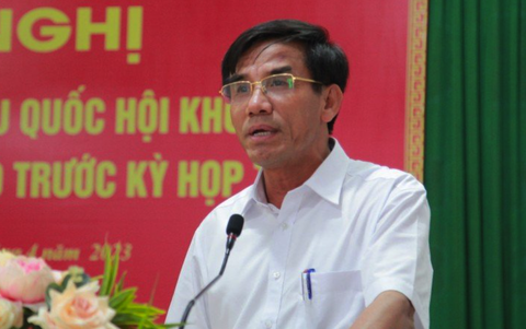 Chủ tịch thị xã Cửa Lò bị khai trừ khỏi Đảng- Ảnh 1. Ông Doãn Tiến Dũng - chủ tịch UBND thị xã Cửa Lò - Ảnh: CTV