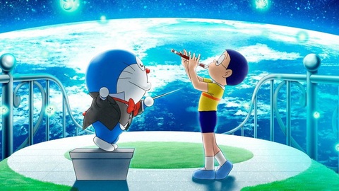 Doraemon: Nobita và bản giao hưởng địa cầu lập thành tích sau 10 ngày công chiếu, phá kỷ lục của Conan: Tàu ngầm sắt màu đen - phát hành năm 2023, doanh thu 96 tỷ đồng. Trong ngày 2-6, phim thu về gần 8 tỉ đồng, gấp đôi tác phẩm đứng thứ hai là Garfield: Mèo béo siêu quậy - thương hiệu hoạt hình ăn khách của Hollywood.