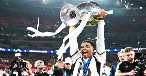 Dortmund ‘trúng đậm’ nhờ thua Real Madrid ở Champions League- Ảnh 1. Borussia Dortmund ‘trúng đậm’ nhờ Jude Bellingham giúp Real Madrid vô địch Champions League - Nguồn: Getty