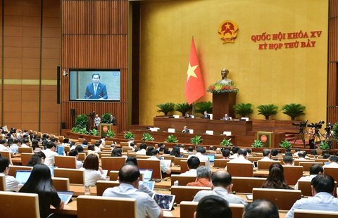 Thảo luận sâu, vấn đề mới thông- Ảnh 1. Quang cảnh một kỳ họp Quốc hội - Ảnh: GIA HÂN