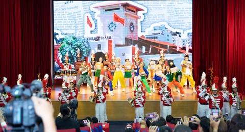 Marching band bắt đầu phát triển tại Việt Nam trong những năm gần đây - Ảnh: BTC Marching band bắt đầu phát triển tại Việt Nam trong những năm gần đây - Ảnh: BTC