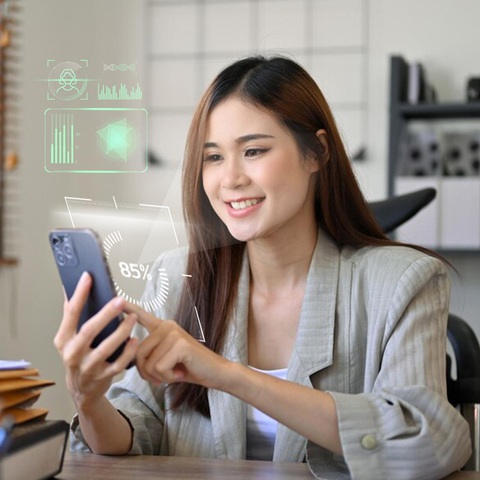 Vietcombank triển khai xác thực khuôn mặt với giao dịch trên 10 triệu/lần- Ảnh 2. Khách hàng dễ dàng thao tác cập nhật khuôn mặt trên ứng dụng VCB Digibank - Ảnh: VCB