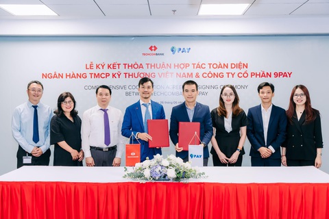 9Pay ký kết hợp tác toàn diện cùng Techcombank- Ảnh 2. Hai bên tiến tới mối quan hệ hợp tác bền chặt, mang lại trải nghiệm vượt trội cho khách hàng