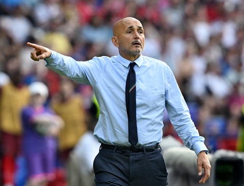HLV Spalletti lý giải thất bại của tuyển Ý ở Euro 2024- Ảnh 1. HLV Spalletti lý giải thất bại của tuyển Ý - Ảnh: REUTERS