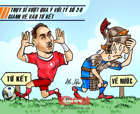 Thụy Sĩ hạ gục 'sở trường phòng ngự' của tuyển Ý ở vòng knock-out Euro 2024- Ảnh 1. Phút thứ 37, Ruben Vargas ấn định 2 bàn cách biệt cho Thụy Sĩ trước tuyển Ý - Tranh: Hữu Lộc