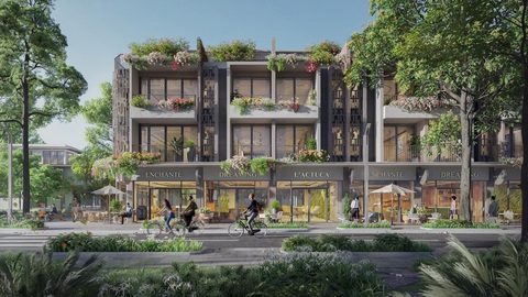 Những 'ngôi nhà giữa rừng' tại vùng đất Blue Zones- Ảnh 8. Forest Town House tọa lạc tại những tuyến đường lớn, thuận lợi giao thương