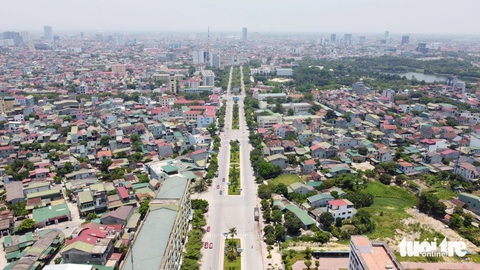 Thành phố Vinh mở rộng là đô thị có biển- Ảnh 1. Một góc đô thị thành phố Vinh nhìn từ trên cao - Ảnh: DOÃN HÒA