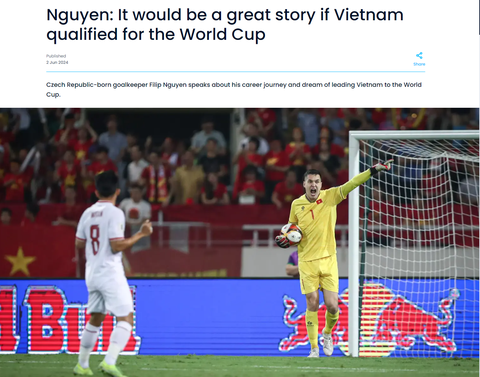 Filip Nguyễn nói với FIFA về giấc mơ dự World Cup- Ảnh 1. FIFA giới thiệu về hành trình của Filip Nguyễn - Ảnh: FIFA