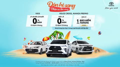 Khuyến mại hấp dẫn cho khách mua xe Toyota trong tháng 6- Ảnh 1. Khuyến mại hấp dẫn cho khách mua xe Toyota trong tháng 6- Ảnh 1.