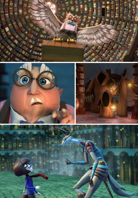 Disney mua quyền phân phối tại Mỹ cho Dalia and the Red Book- Ảnh 2. Thông qua một cánh cổng bí ẩn, Dalia bị đưa vào cốt truyện của cuốn tiểu thuyết còn dang dở được mang tên: Cuốn Sách Đỏ.