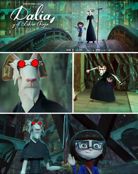 Disney mua quyền phân phối tại Mỹ cho Dalia and the Red Book- Ảnh 3. Con dê trở thành người bạn đồng hành và bảo vệ Dalia trên đường tìm cách quay lại thế giới thực.