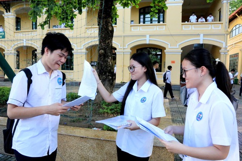 Đề văn thi vào lớp 10 Hải Phòng: Thí sinh khen hay, tình cảm- Ảnh 1. Thí sinh dự thi vào lớp 10 ở Hải Phòng - Ảnh: Chinhphu.vn