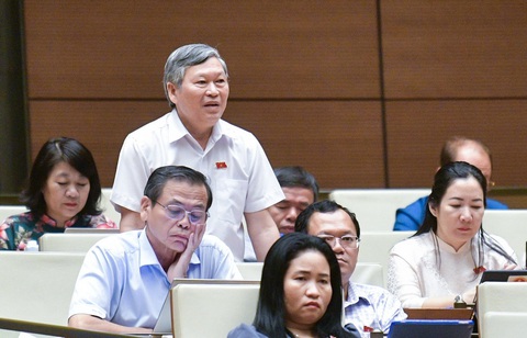 Bộ trưởng Đặng Quốc Khánh: Đến 2023, thu từ cấp quyền khai thác khoáng sản đạt trên 55.800 tỉ đồng- Ảnh 12. Đại biểu Tô Văn Tám (Kon Tum) - Ảnh: GIA HÂN