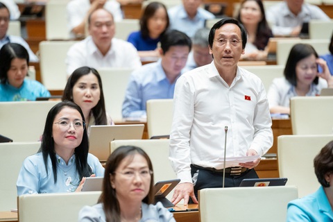 Bộ trưởng Nguyễn Hồng Diên: Hàng gian, hàng giả mà quy trách nhiệm chung cho người đứng đầu rất khó- Ảnh 6. Đại biểu Nguyễn Văn An (Thái Bình) - Ảnh: GIA HÂN