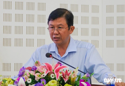 Có 3 phương án vận chuyển đề thi tốt nghiệp THPT ra Phú Quốc- Ảnh 1. Ông Thiều Văn Nam - phó giám đốc Sở Giáo dục và Đào tạo tỉnh Kiên Giang - cho biết sẽ có 3 phương án để vận chuyển đề thi tốt nghiệp THPT năm 2024 ra Phú Quốc - Ảnh: CHÍ CÔNG