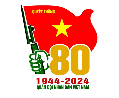 Bộ Quốc phòng công bố biểu trưng 80 năm Ngày thành lập Quân đội nhân dân Việt Nam- Ảnh 1. Biểu trưng tuyên truyền kỷ niệm 80 năm Ngày thành lập Quân đội nhân dân Việt Nam - Ảnh: BQP