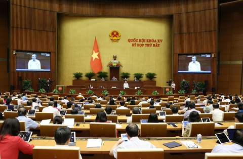 Tổng Kiểm toán Nhà nước: Tập đoàn Thuận An, Phúc Sơn không phải đối tượng được kiểm toán- Ảnh 2. Quang cảnh phiên chất vấn - Ảnh: GIA HÂN
