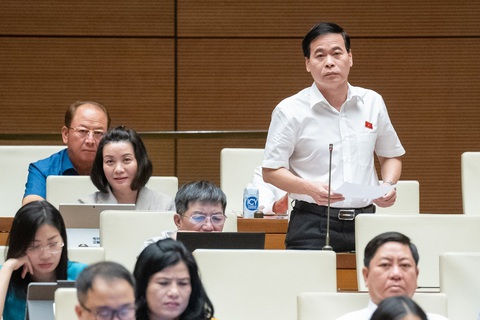 Tổng Kiểm toán Nhà nước: Tập đoàn Thuận An, Phúc Sơn không phải đối tượng được kiểm toán- Ảnh 6. Đại biểu Nguyễn Mạnh Cường (Quảng Bình) - Ảnh: GIA HÂN