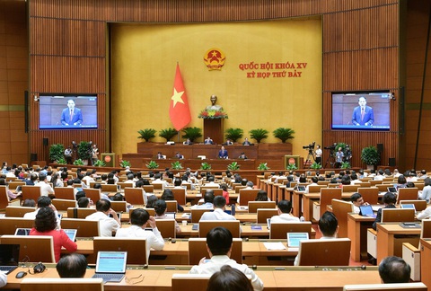 Đại biểu hỏi bộ trưởng: Giải pháp nào để Việt Nam vượt Thái Lan về du lịch?- Ảnh 2. Quang cảnh phiên chất vấn - Ảnh: GIA HÂN