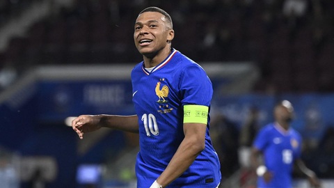 Tin tức thể thao sáng 6-6: Mbappe tỏa sáng trước thềm Euro- Ảnh 1. Mbappe tỏa sáng trước Luxembourg - Ảnh: REUTERS
