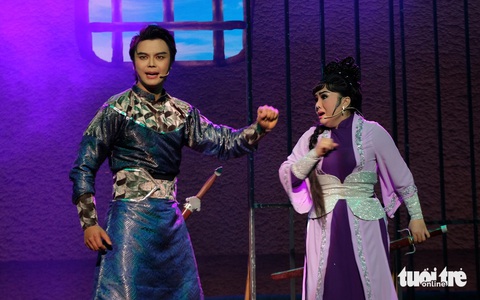 Võ Minh Lâm - Tú Sương vào vai đôi tình nhân chịu nhiều bi thương vì nghĩa nước non - Ảnh: LINH ĐOAN Võ Minh Lâm - Tú Sương vào vai đôi tình nhân chịu nhiều bi thương vì nghĩa nước non - Ảnh: LINH ĐOAN