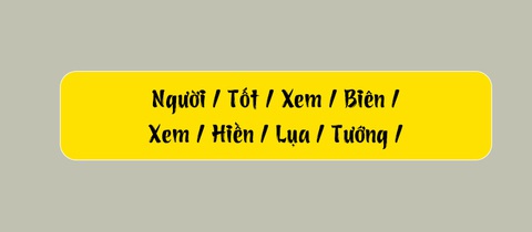 Thử tài tiếng Việt: Sắp xếp các từ sau thành câu có nghĩa (P112)- Ảnh 1. Thử tài tiếng Việt: Sắp xếp các từ sau thành câu có nghĩa (P112)- Ảnh 1.
