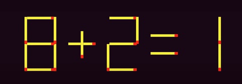 Thử tài IQ: Di chuyển hai que diêm để 1+4=2 thành phép tính đúng- Ảnh 5.