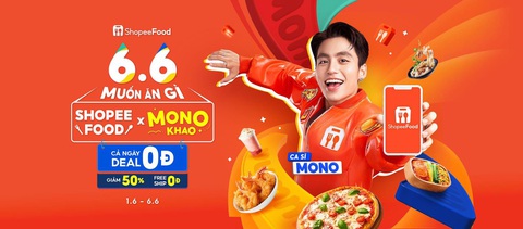 Đừng bỏ lỡ sự kiện ‘6.6 Muốn Ăn Gì, ShopeeFood x MONO Khao’- Ảnh 1. Đừng bỏ lỡ sự kiện ‘6.6 Muốn Ăn Gì, ShopeeFood x MONO Khao’- Ảnh 1.