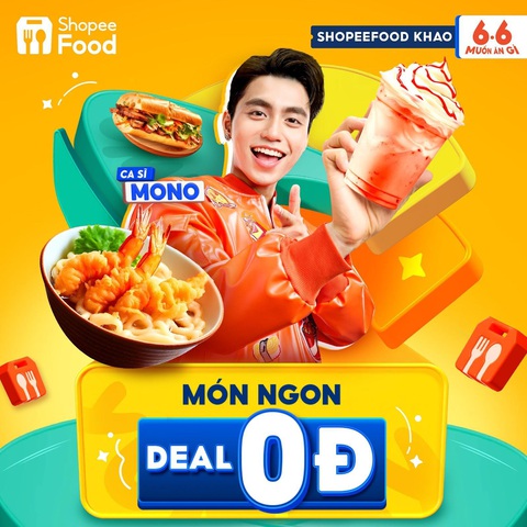 Đừng bỏ lỡ sự kiện ‘6.6 Muốn Ăn Gì, ShopeeFood x MONO Khao’- Ảnh 3. Đừng bỏ lỡ sự kiện ‘6.6 Muốn Ăn Gì, ShopeeFood x MONO Khao’- Ảnh 3.