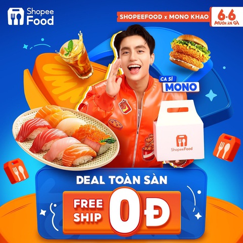 Đừng bỏ lỡ sự kiện ‘6.6 Muốn Ăn Gì, ShopeeFood x MONO Khao’- Ảnh 4. Đừng bỏ lỡ sự kiện ‘6.6 Muốn Ăn Gì, ShopeeFood x MONO Khao’- Ảnh 4.